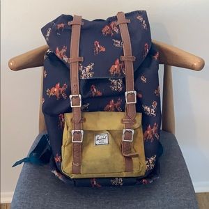 Well loved Herschel Little America backpack